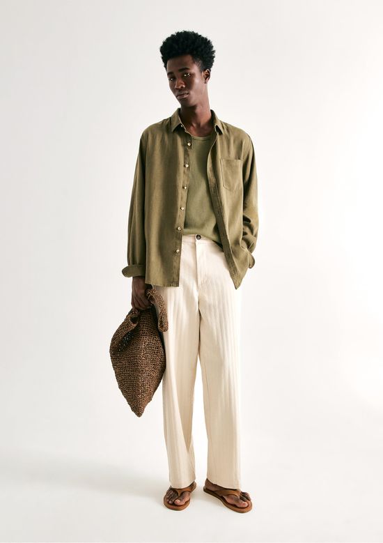 Foto do produto: Regata Básica Masculina Slim Em Ribana - Verde