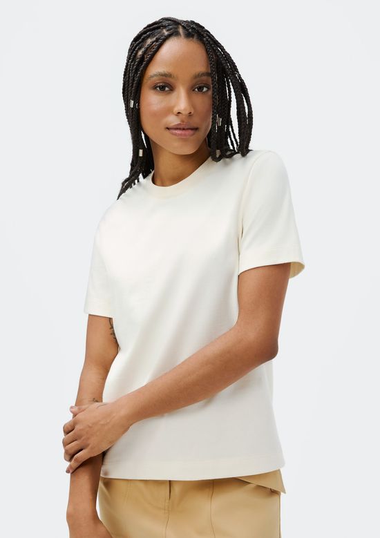 Foto do produto: Camiseta Feminina Manga Curta Super Cotton - Bege