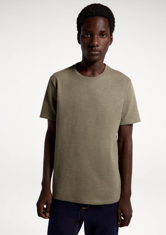 Foto do produto: Camiseta Masculina Texturizada Regular - Verde