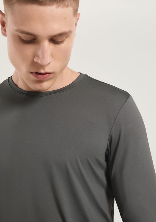 Foto do produto: Camiseta Esportiva Masculina Manga Longa Proteção Uv - Verde