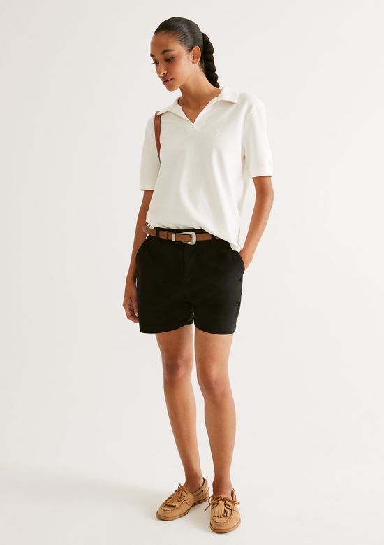 Foto do produto: Shorts Feminino Em Sarja - Preto