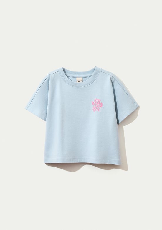 Foto do produto: Blusa Infantil Menina Super Cotton Oversized - Azul