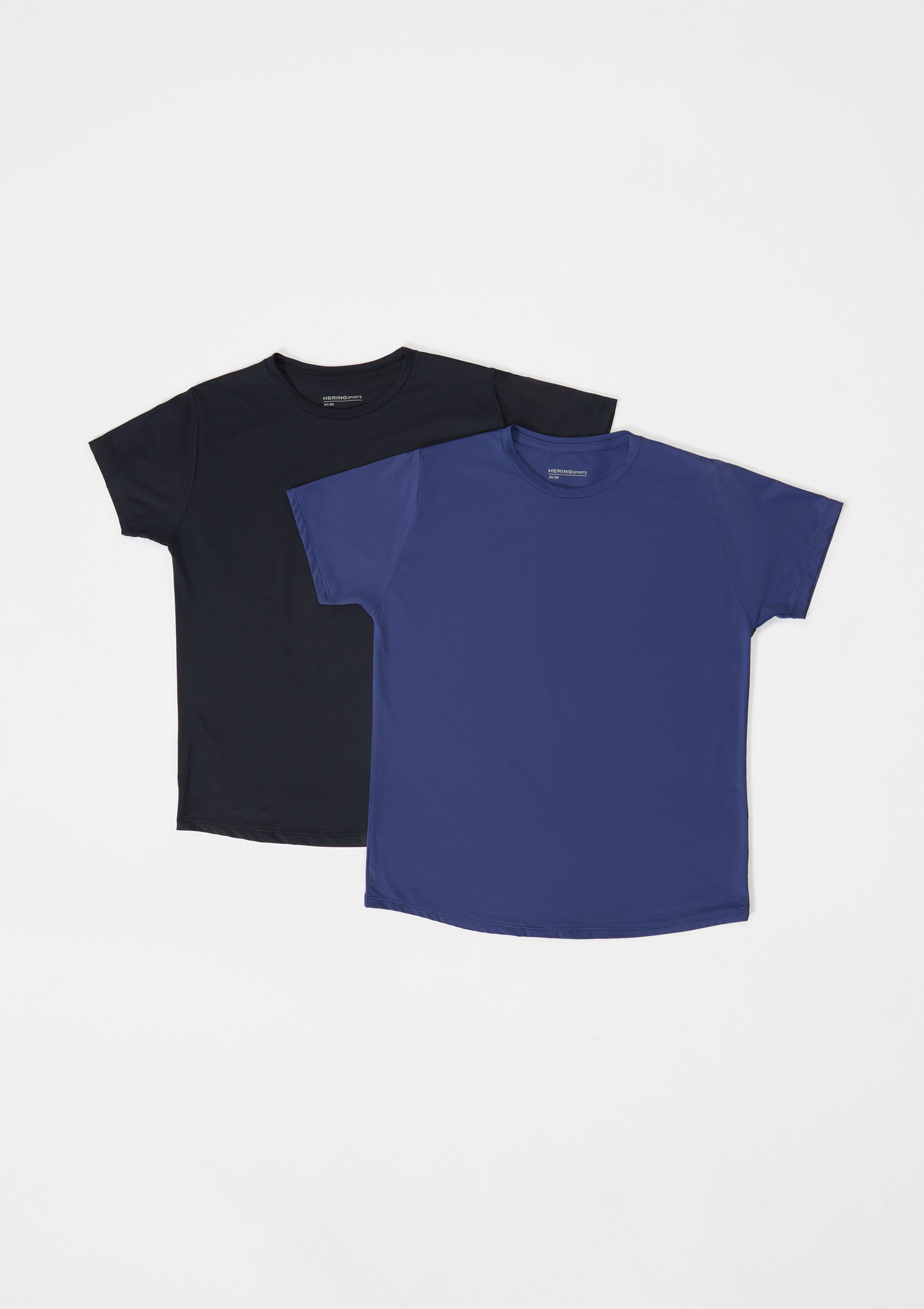 Kit 2 Camisetas Esportivas Femininas - Multicolorido