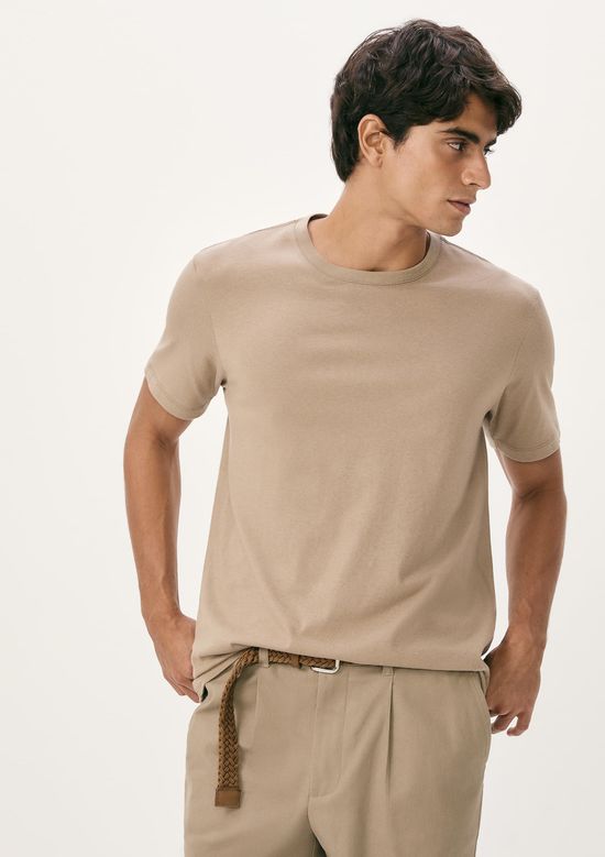 Foto do produto: Camiseta Masculina Manga Curta Super Cotton Pima - Marrom