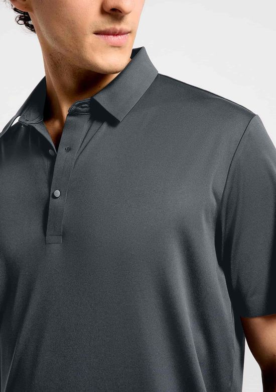 Foto do produto: Camisa Polo Masculina Em Malha Tech - Cinza