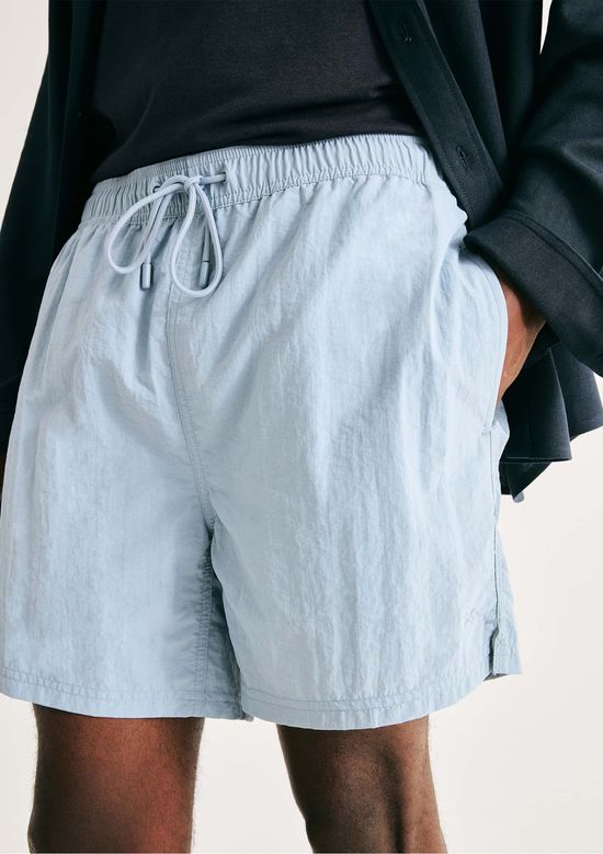 Foto do produto: Shorts De Banho Masculino Texturizado - Azul