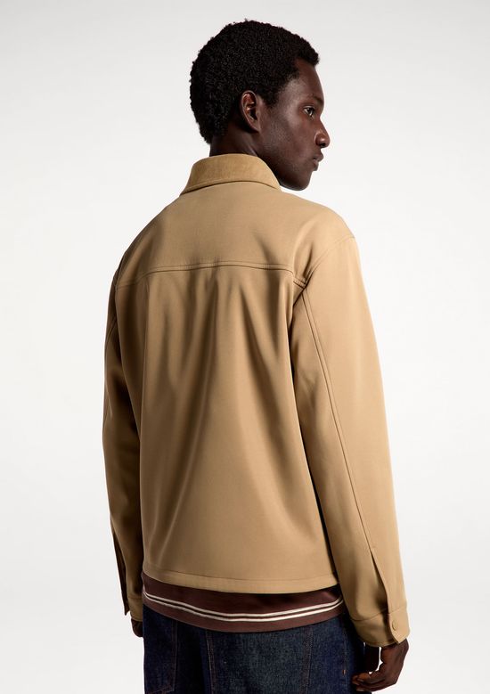 Foto do produto: Jaqueta Masculina Gola Em Veludo - Caqui