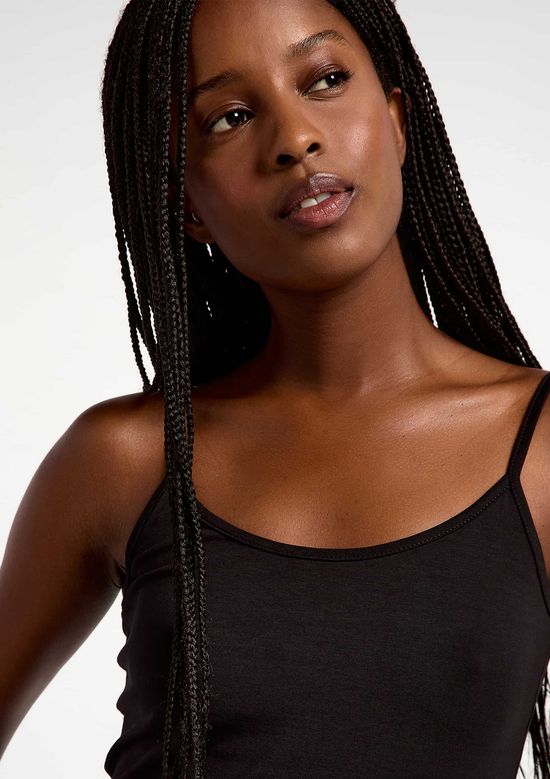 Foto do produto: Regata Feminina Em Malha Ultra Soft - Preto