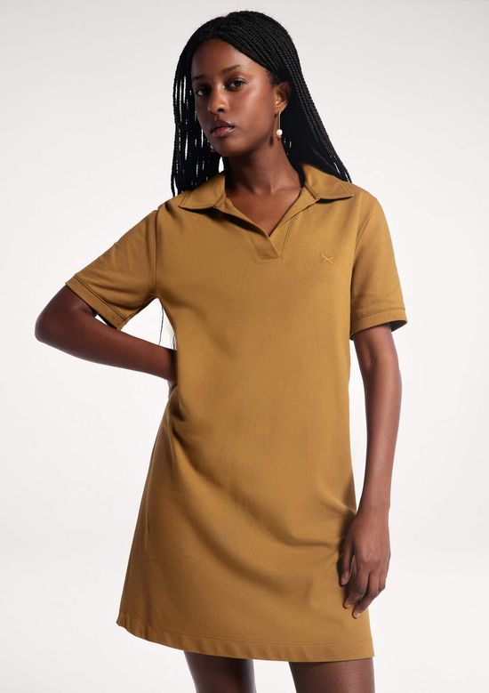 Foto do produto: Vestido Polo Em Malha Piquet - Bege