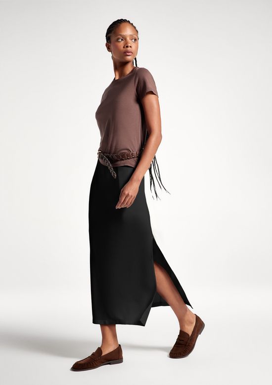 Foto do produto: Saia Midi Peach Touch - Preto