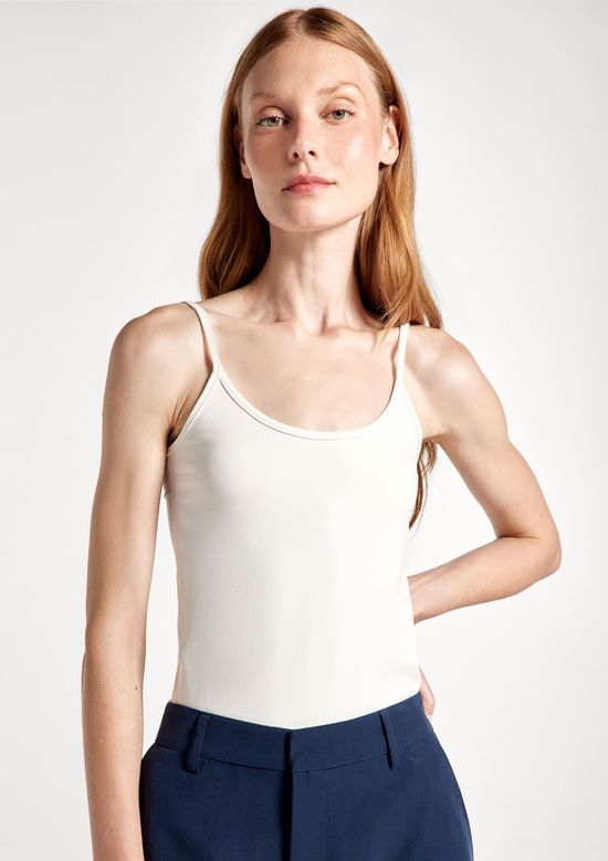 Foto do produto: Regata Feminina Em Malha Ultra Soft - Off white