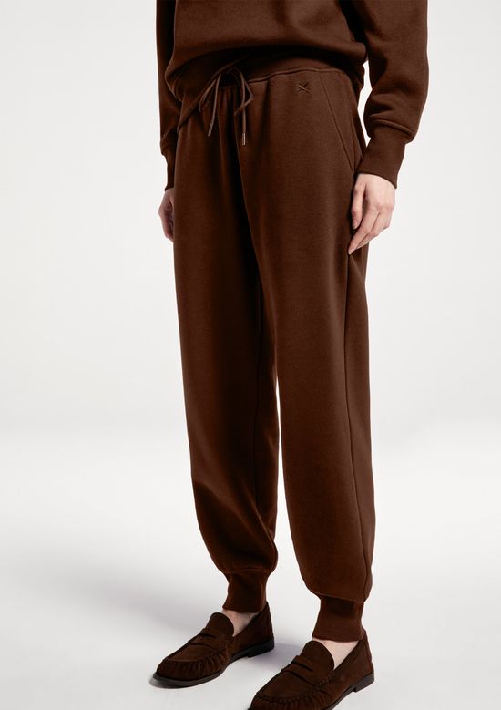 Foto do produto: Calça Feminina Jogger Em Moletom - Marrom