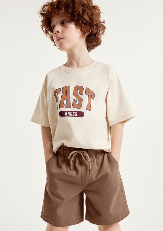 Foto do produto: Bermuda Infantil Menino Reta - Marrom