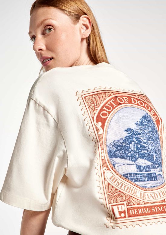 Foto do produto: Camiseta Feminina Manga Curta Oversized - Off white