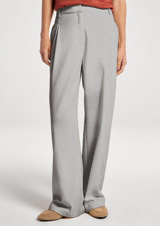 Foto do produto: Calça Feminina Reta Em Alfaiataria - Cinza