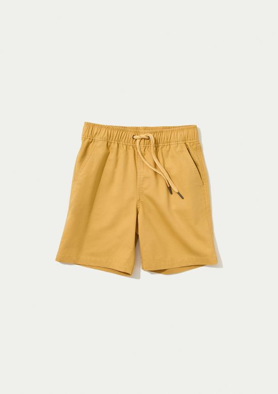 Foto do produto: Bermuda Infantil Menino Reta - Amarelo