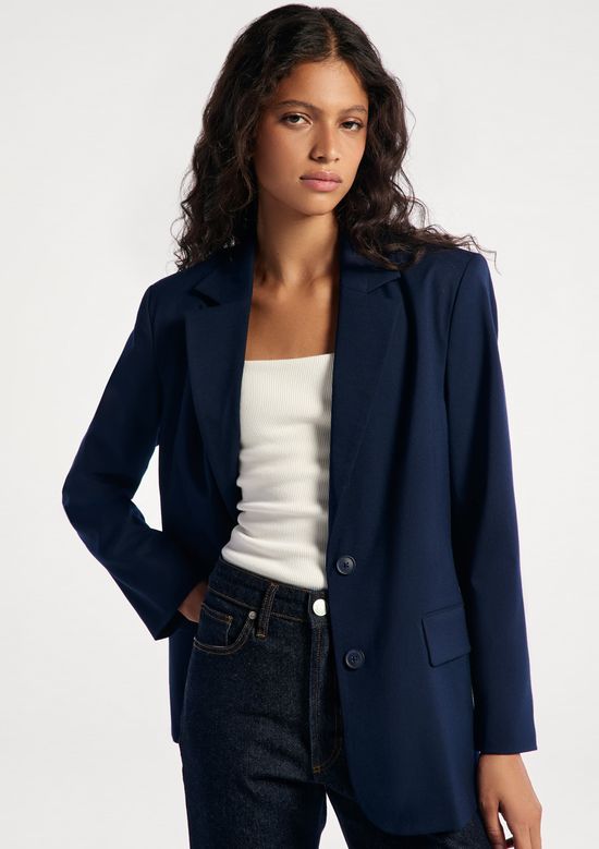 Foto do produto: Blazer Feminino Estruturado - Azul