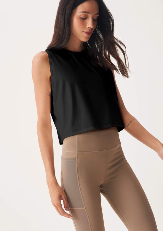 Foto do produto: Regata Esportiva Feminina Básica Easy Care - Preto