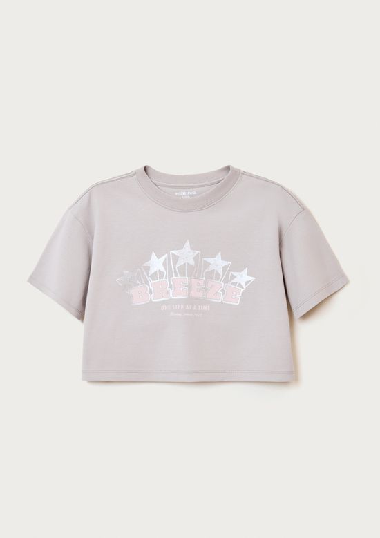 Foto do produto: Blusa Infantil Menina Super Cotton Estampada - Cinza