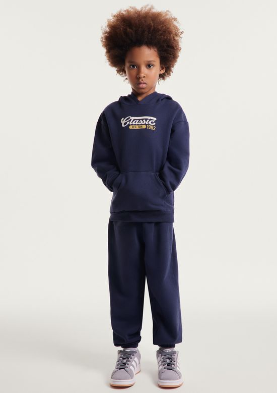 Foto do produto: Calça de Moletom Infantil Menino Jogger - Azul