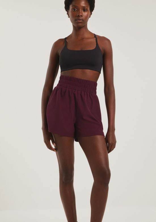 Foto do produto: Shorts Esportivo Feminino Runner Easy Care - Vinho