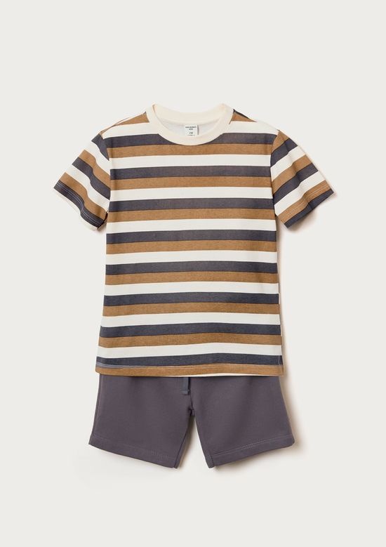Foto do produto: Conjunto Curto Infantil Menino Regular - Cinza