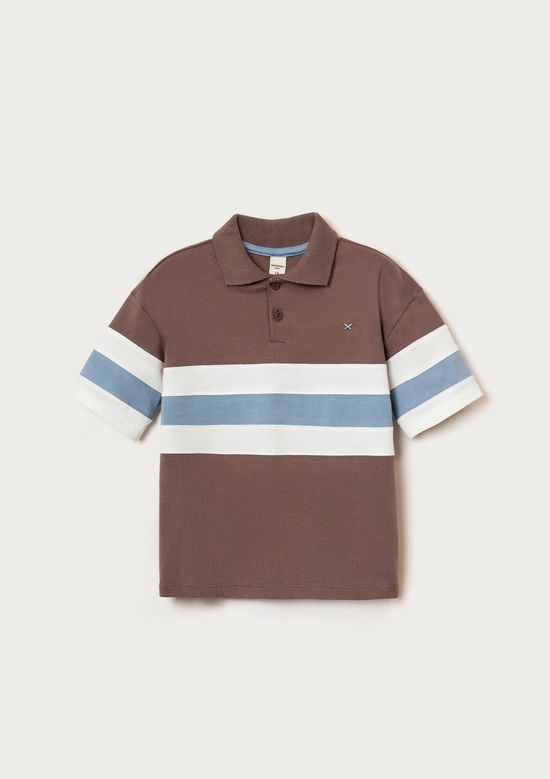Foto do produto: Camisa Polo Infantil Menino Oversized - Marrom