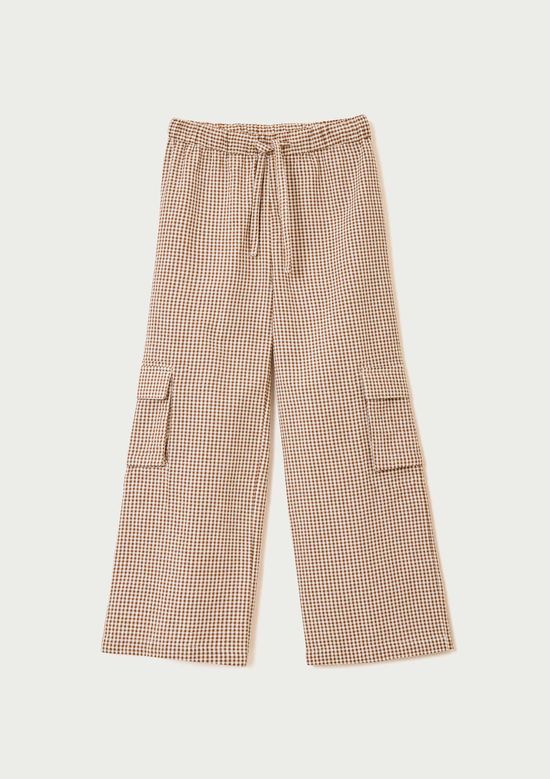 Foto do produto: Calça Infantil Menina Reta Fio Tinto - Marrom