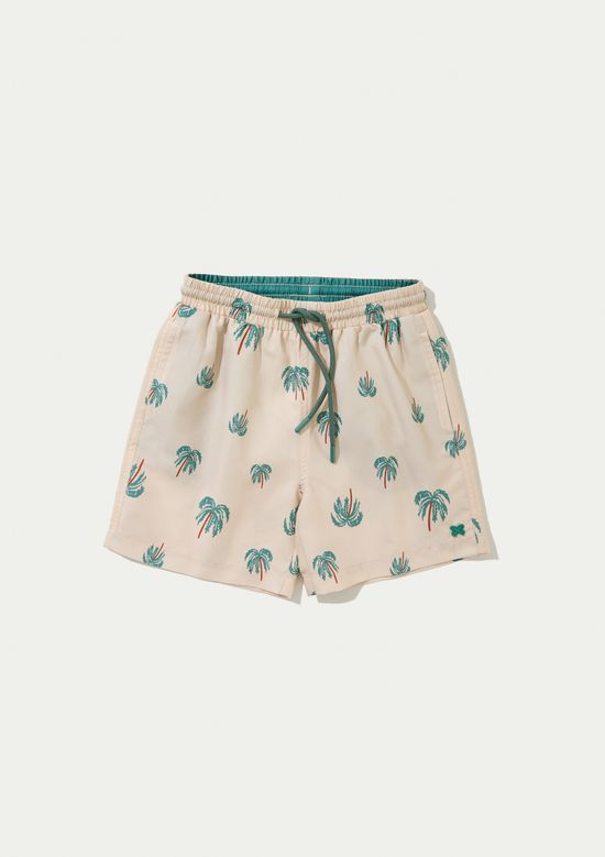 Foto do produto: Shorts Infantil Menino Estampado - Creme