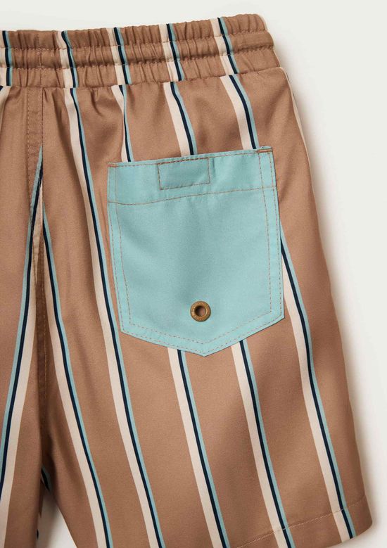 Foto do produto: Shorts Infantil Menino Estampado - Bege