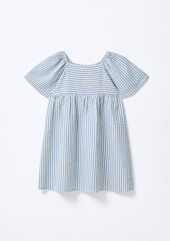 Foto do produto: Vestido Infantil Menina Fio Tinto - Azul