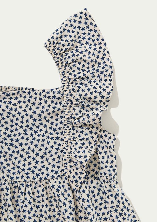 Foto do produto: Vestido Infantil Curto Com Babados - Off white