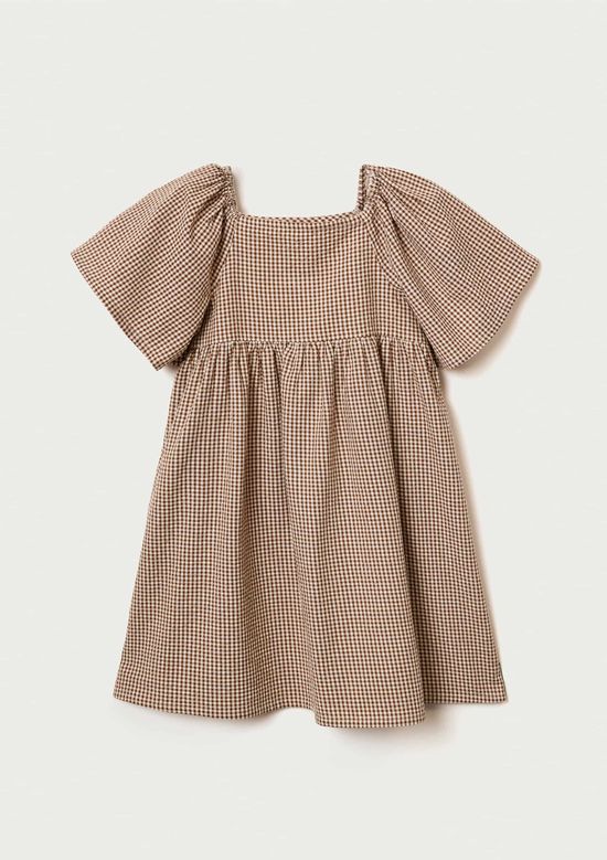 Foto do produto: Vestido Infantil Menina Fio Tinto - Marrom