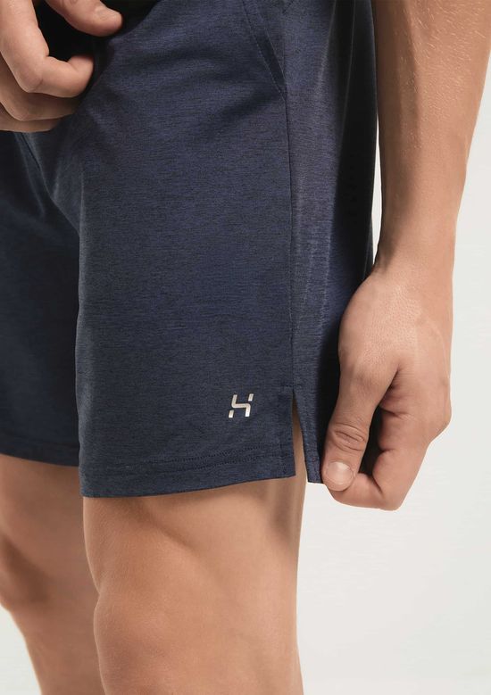 Foto do produto: Bermuda Esportiva Masculina Mescla - Azul