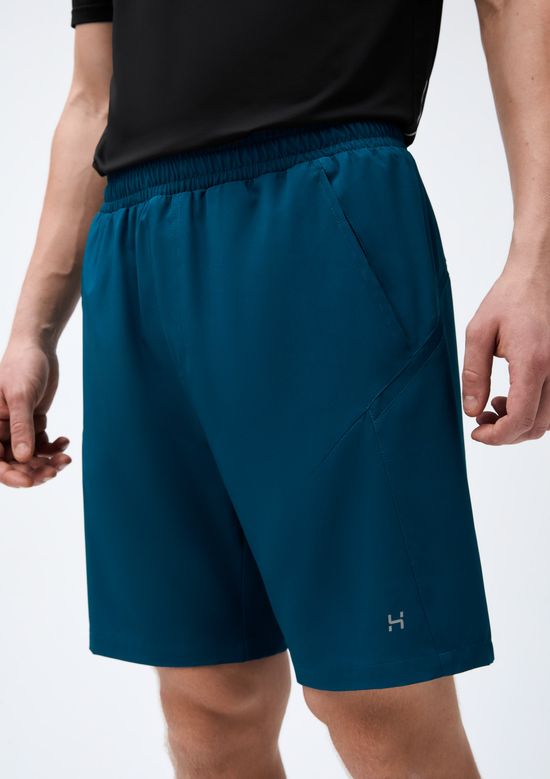 Foto do produto: Bermuda Esportiva Masculina Com Recorte - Verde