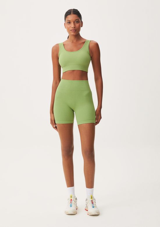 Foto do produto: Bermuda Esportiva Feminina Biker Sem Costura - Verde