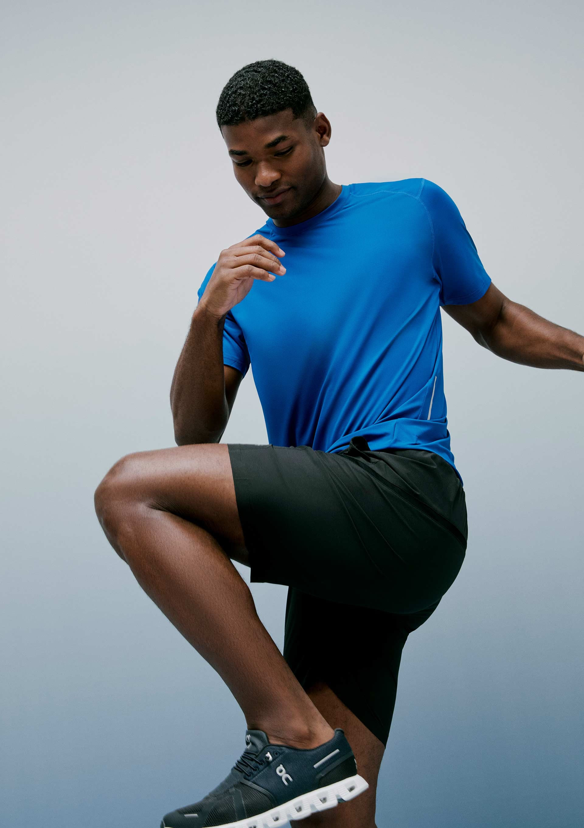 Camiseta Esportiva Masculina Hiit Easy Care - Azul