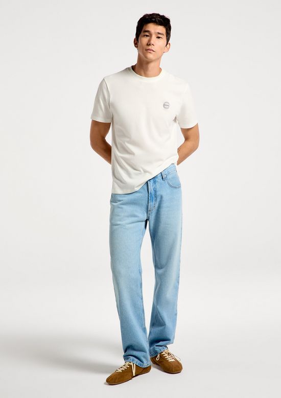 Foto do produto: Calça Masculina Reta em Jeans - Azul