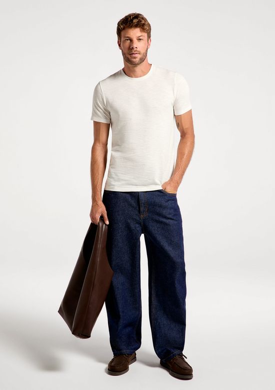 Foto do produto: Calça Masculina Reta em Jeans - Azul