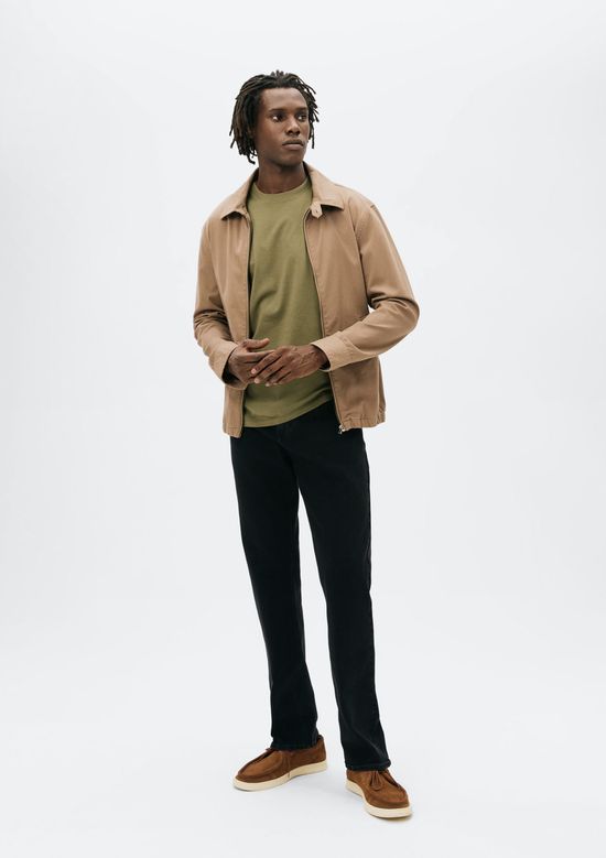 Foto do produto: Calça Jeans Básica Masculina Reta Tradicional - Preto