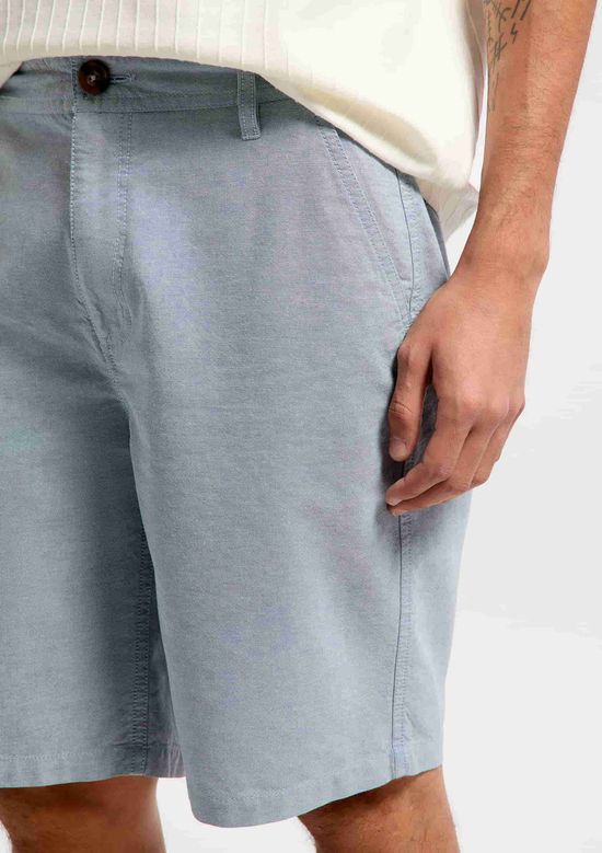 Foto do produto: Bermuda Masculina Chino Fio Tinto - Azul