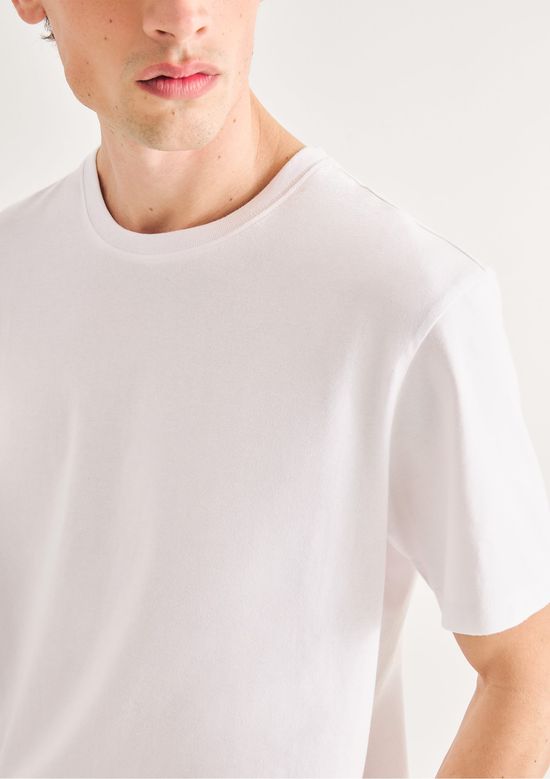 Foto do produto: Camiseta Básica Masculina Comfort Super Cotton - Branco