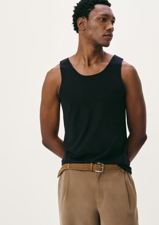 Foto do produto: Regata Básica Masculina Slim - Preto