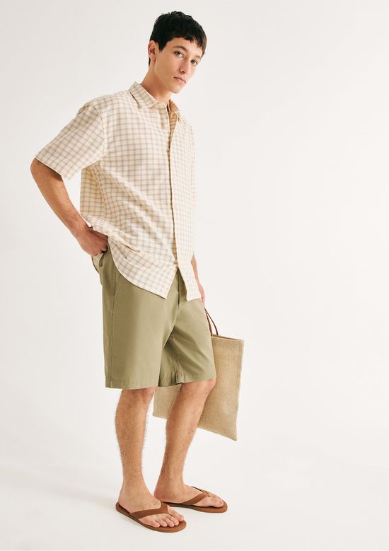 Foto do produto: Bermuda Básica Masculina Chino - Verde