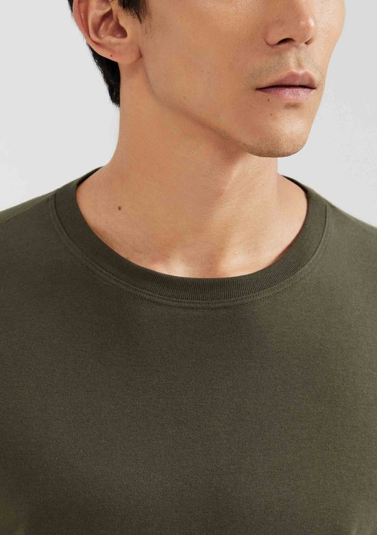 Foto do produto: Camiseta Básica Masculina Manga Longa Regular World - Verde