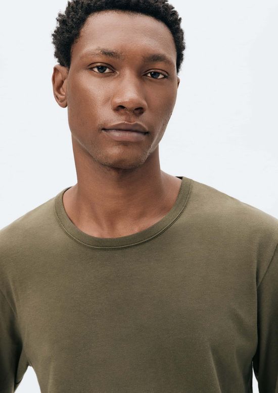 Foto do produto: Camiseta Básica Masculina Manga Longa Slim - Verde