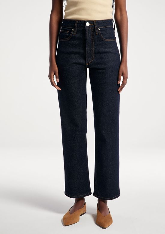 Foto do produto: Calça Jeans Feminina Reta Cintura Alta - Azul