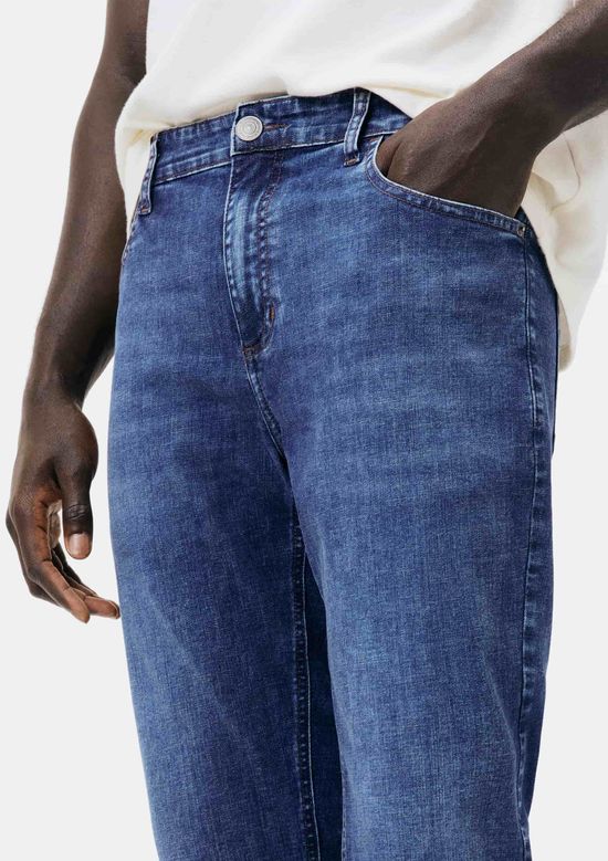 Foto do produto: Calça Masculina Slim em Jeans T400 - Azul
