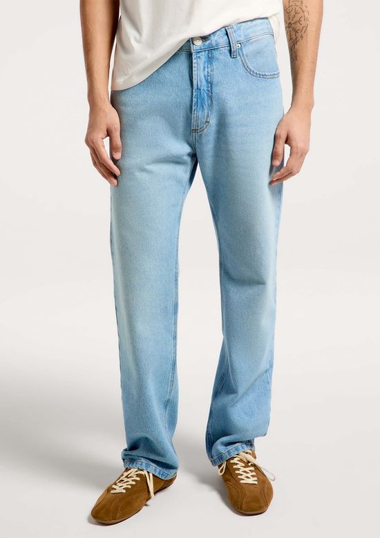 Foto do produto: Calça Masculina Reta em Jeans - Azul