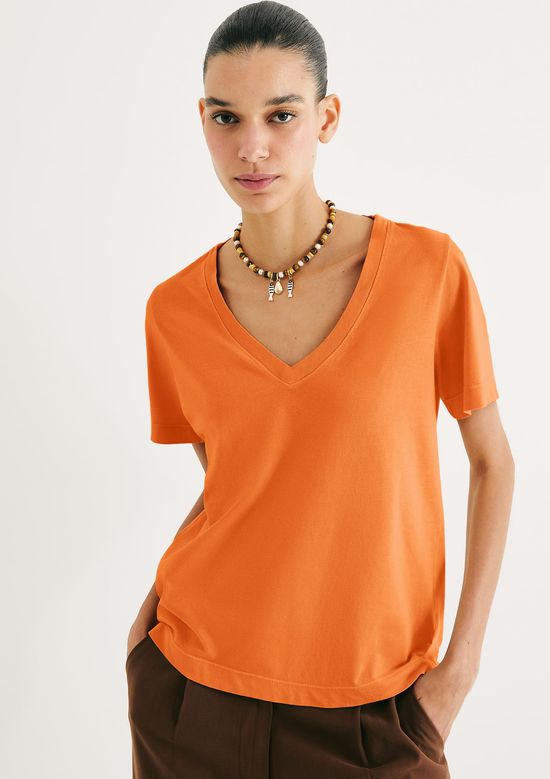 Foto do produto: Blusa Feminina Estonada - Laranja
